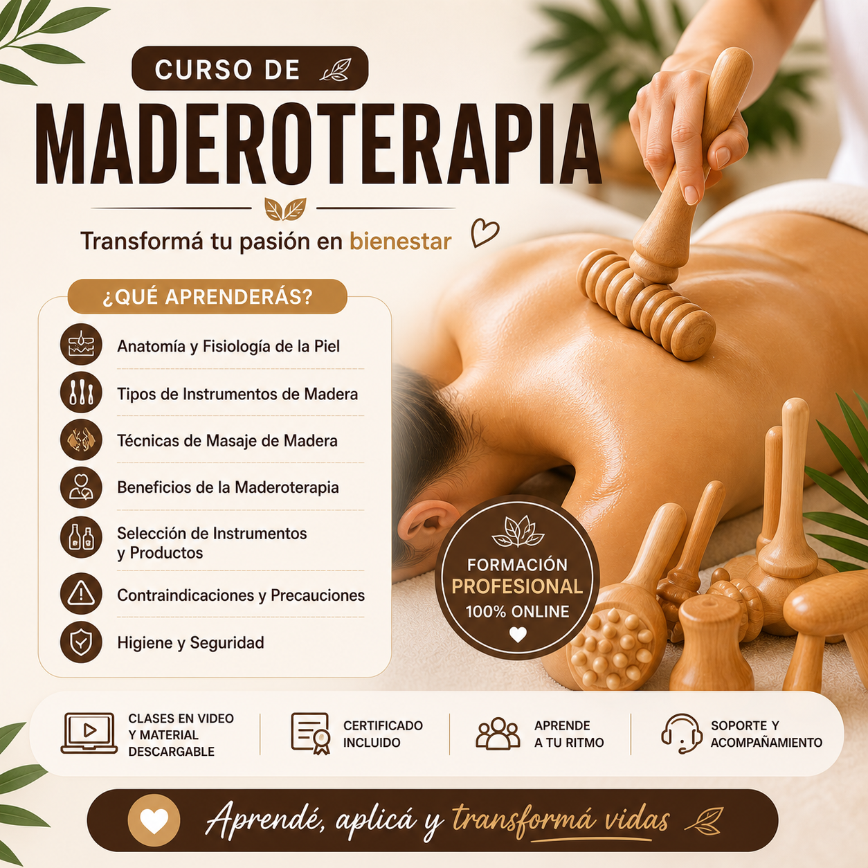 Curso de MADEROTERAPIA